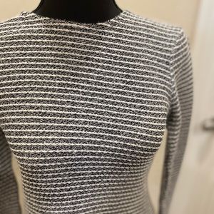 Banana Republic Black and White Striped work Dress